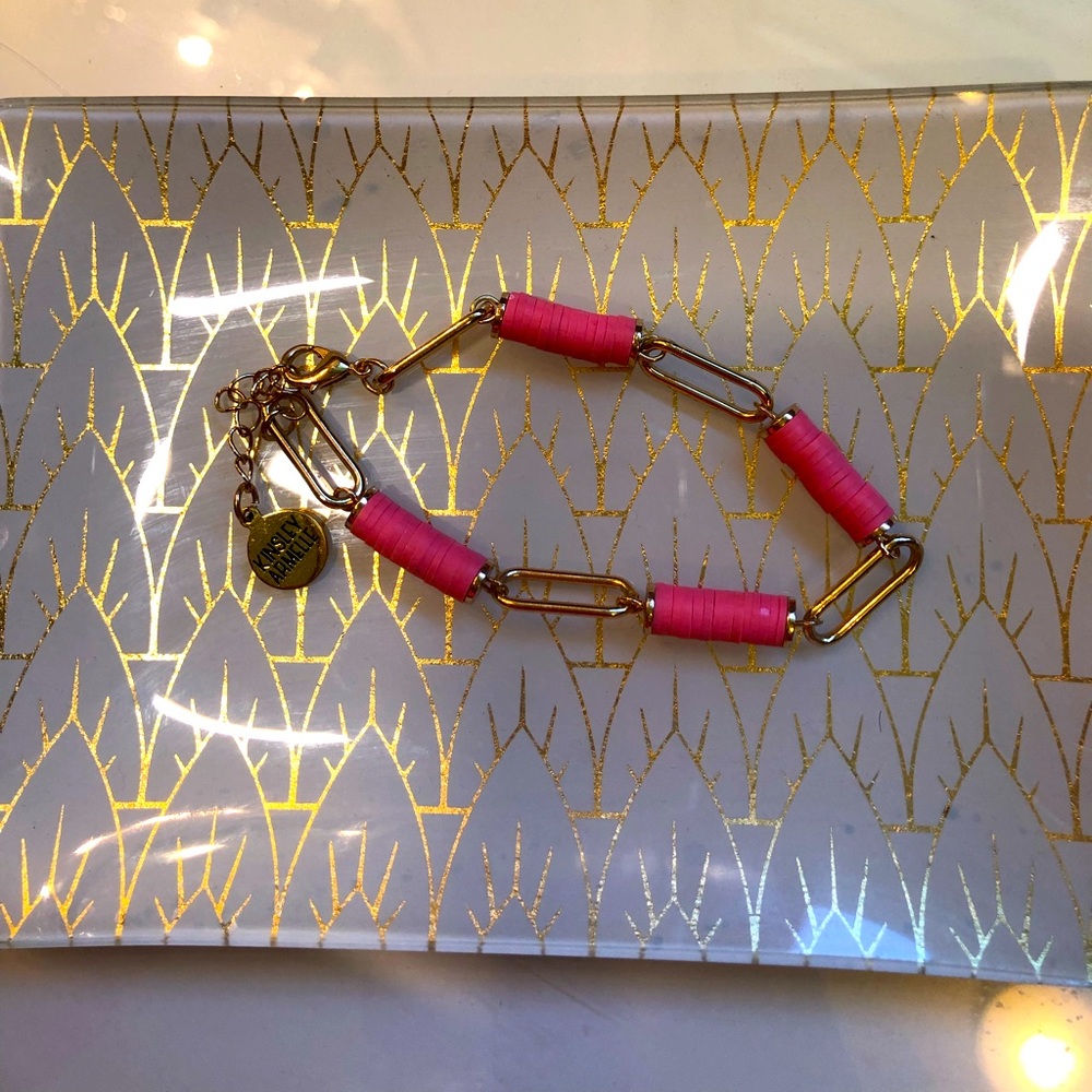 Kinsley Armelle bracelet. Never worn. Pink.